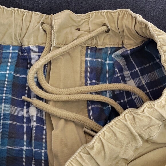 VTG Territory Ahead Flannel Lined Chino Pants Drawstring Medium 34x28 Hiking - Picture 12 of 12